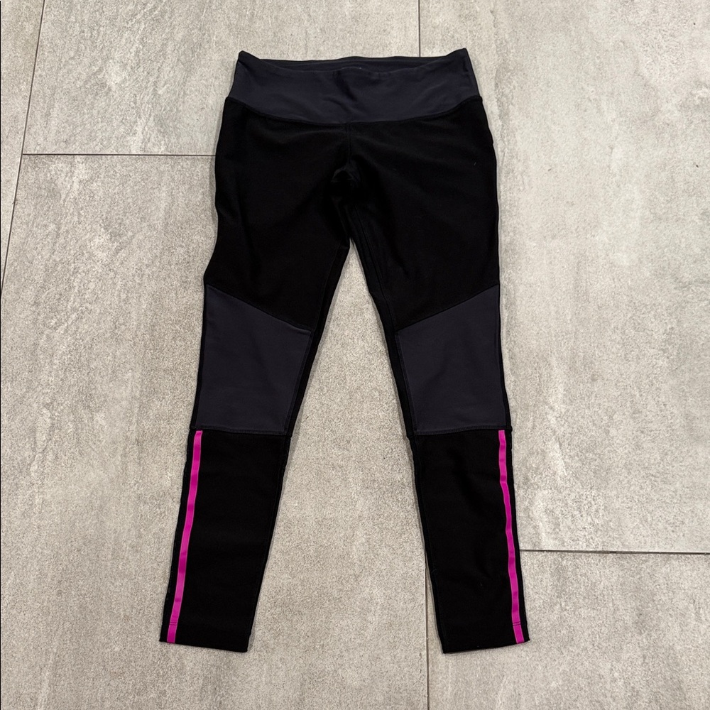 Mondetta Black Activewear Color Block Legging